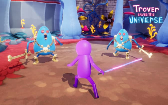 Лучшие предстоящие эксклюзивы на PS4 в 2019, Trover Saves The Universe Лучшие предстоящие эксклюзивы на PS4 в 2019, Trover Saves The Universe