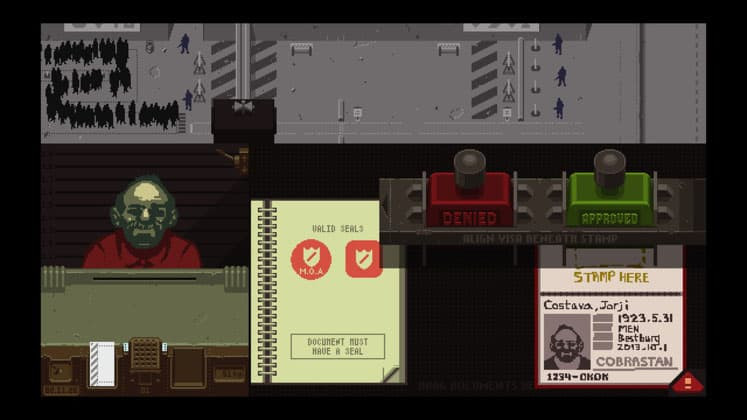 Лучшие игры головоломки 2019 года, Papers, Please Лучшие игры головоломки 2019 года, Papers, Please