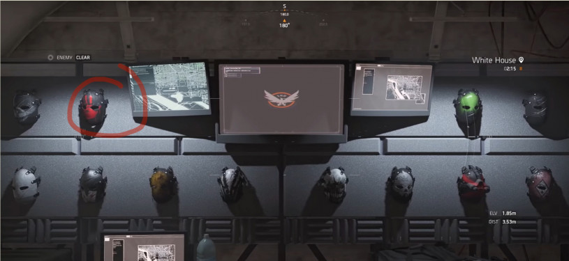 Расположение всех масок в The Division 2 - как собрать все маски, Красная (Crimson Mask) Расположение всех масок в The Division 2 - как собрать все маски, Красная (Crimson Mask)