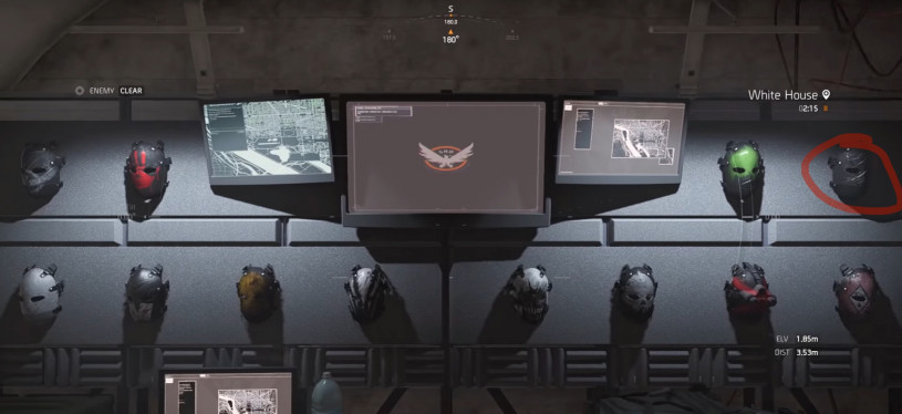 Расположение всех масок в The Division 2 - как собрать все маски, Призрак (Wraith Mask) Расположение всех масок в The Division 2 - как собрать все маски, Призрак (Wraith Mask)