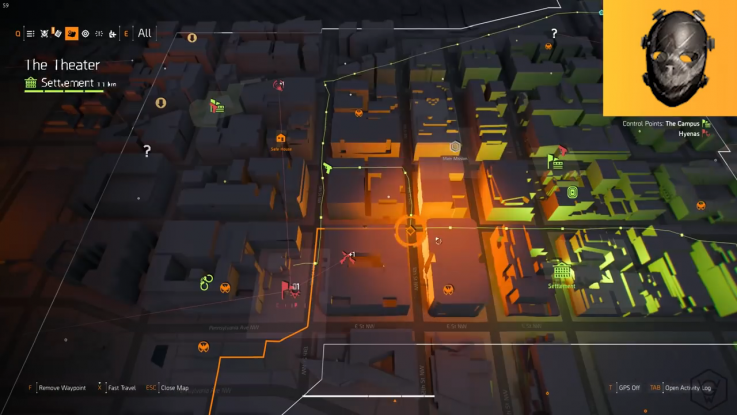 Расположение всех масок в The Division 2 - как собрать все маски, Демон (Demon Mask) Расположение всех масок в The Division 2 - как собрать все маски, Демон (Demon Mask)