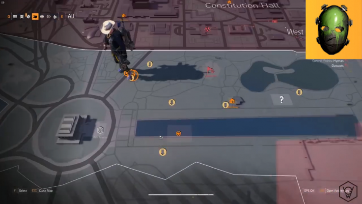 Расположение всех масок в The Division 2 - как собрать все маски, Гуль - Ghoul Mask Расположение всех масок в The Division 2 - как собрать все маски, Гуль - Ghoul Mask