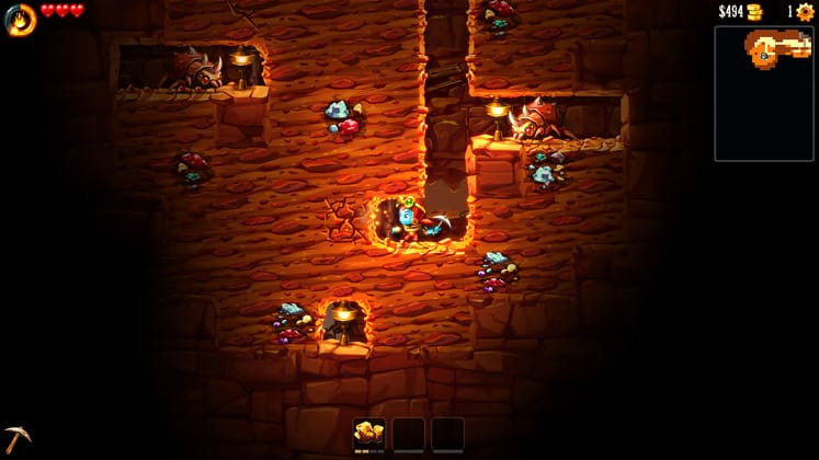 Лучшие инди-игры на Nintendo Switch, Steamworld Dig 2 Лучшие инди-игры на Nintendo Switch, Steamworld Dig 2