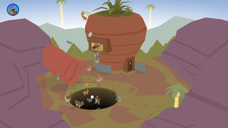 Лучшие инди-игры на Nintendo Switch, Donut County Лучшие инди-игры на Nintendo Switch, Donut County
