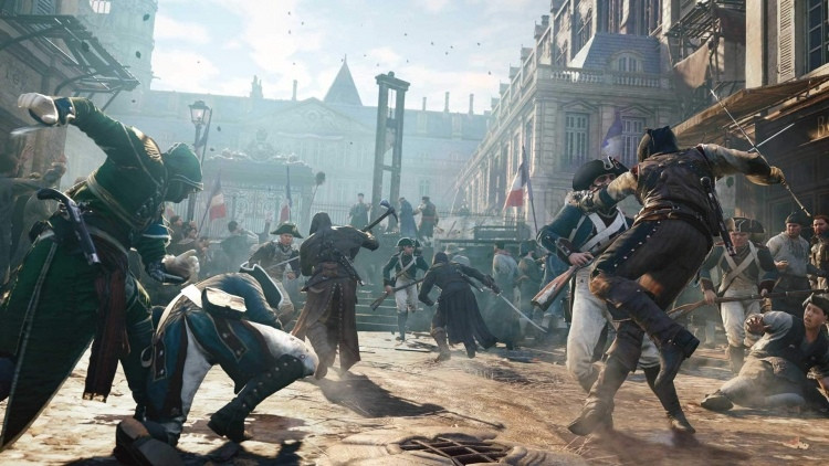 В свете разрушительного пожара Assassins Creed Unity бесплатна В свете разрушительного пожара Assassins Creed Unity бесплатна