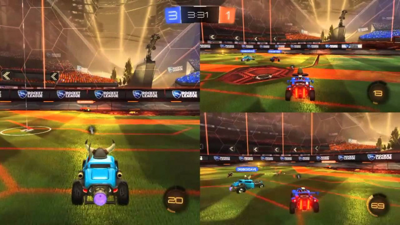 Игры на двоих на одном ПК, Rocket League Игры на двоих на одном ПК, Rocket League