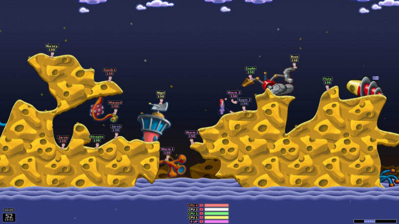 Игры на двоих на одном ПК, Worms Armageddon Игры на двоих на одном ПК, Worms Armageddon