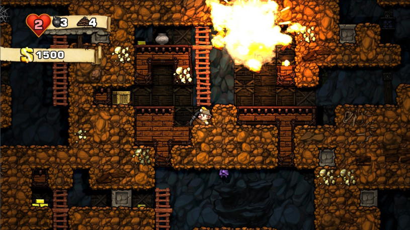 25 лучших кооперативных игр за все время, 7. Spelunky 25 лучших кооперативных игр за все время, 7. Spelunky