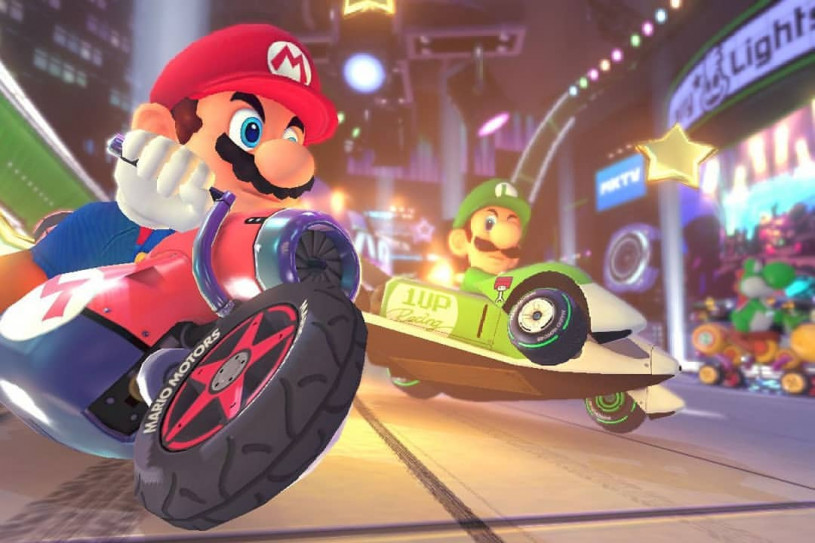 Самые лучшие гонки 2019 года на ПК, Mario Kart 8 Deluxe Самые лучшие гонки 2019 года на ПК, Mario Kart 8 Deluxe