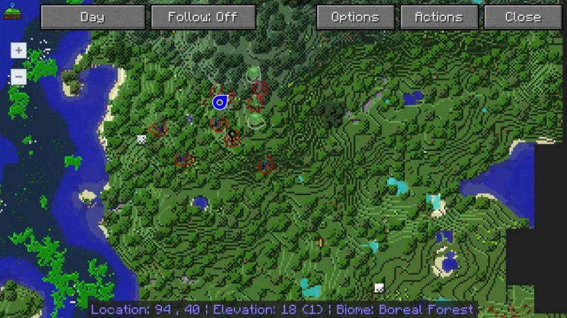 Лучшие моды на Майнкрафт, Простая навигация (JourneyMap Mod) Лучшие моды на Майнкрафт, Простая навигация (JourneyMap Mod)